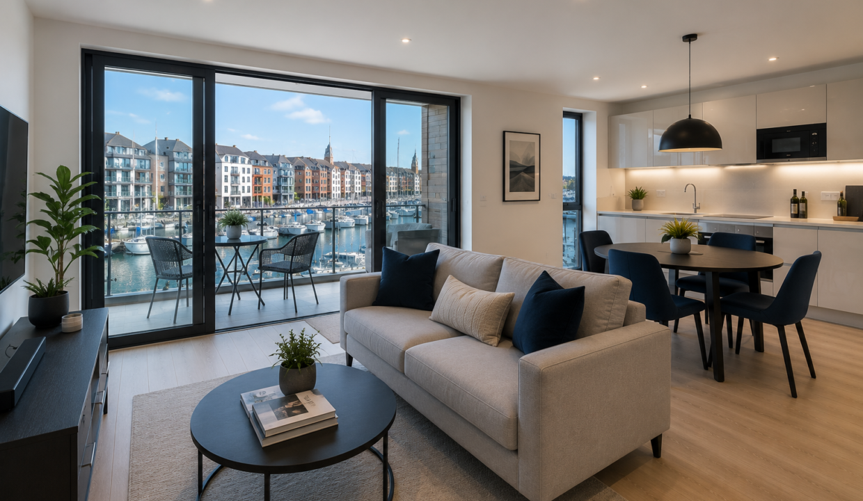 Modern Marina Apartment Image 2